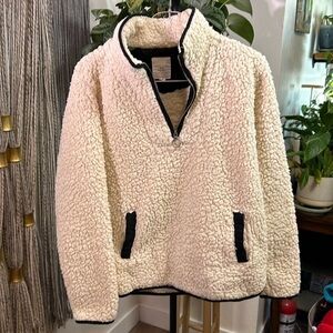 Thread & Supply Quarterzip Sherpa Pullover